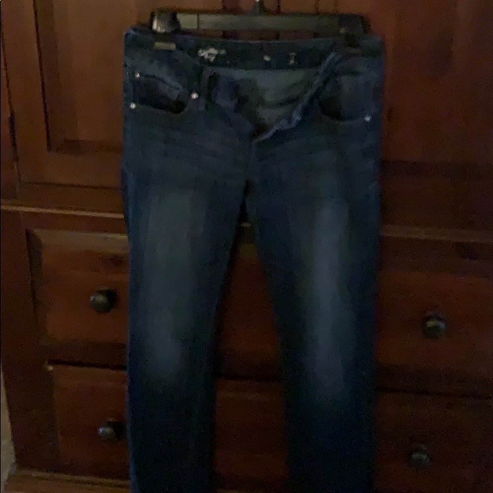 Straight leg jeans